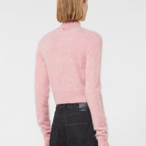 Elegant Pink Turtleneck Sweater for Women